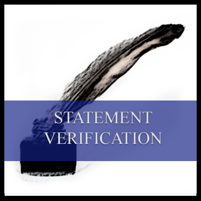 Statement Verification - Polygraph Statement Verification
